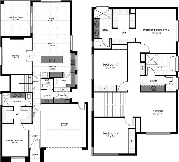 Bosworth 2 Display Home Floorplan