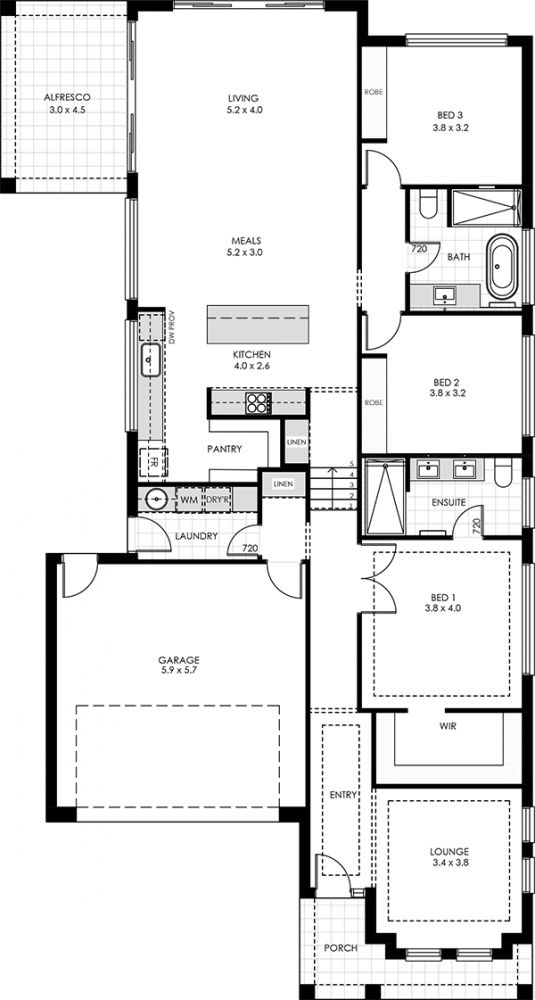 Kenzie Display Home Floorplan